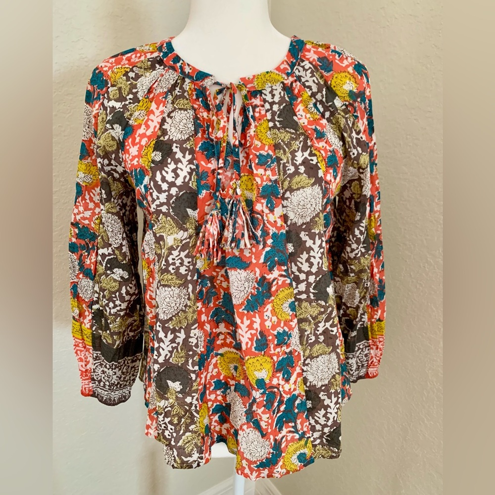 Velvet Graham & Spencer Womens Top XS Long Sleeves
